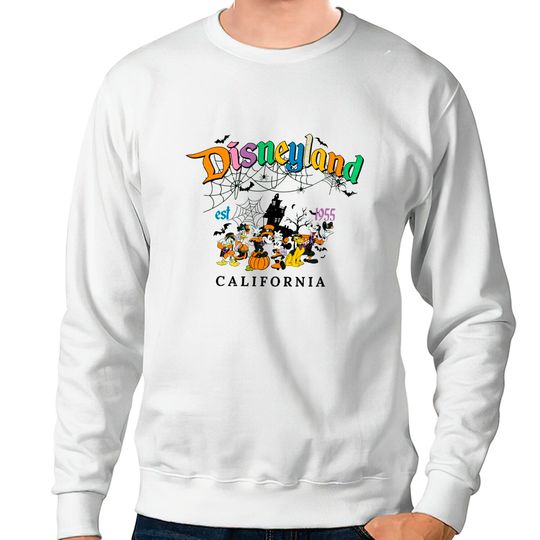 Vintage Disneyland Halloween Comfort Color Sweatshirts