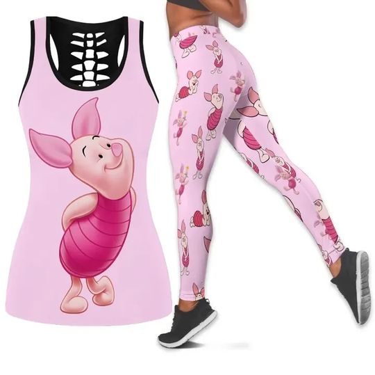 Disney Halloween Hollow Tank Top Legging Sets