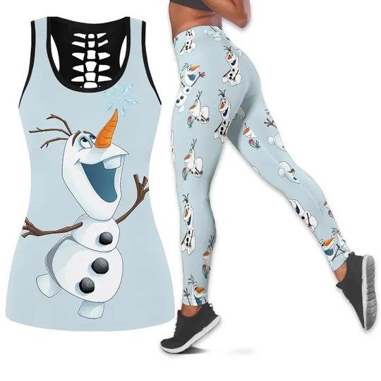 Disney Halloween Hollow Tank Top Legging Sets