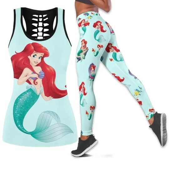 Disney Halloween Hollow Tank Top Legging Sets