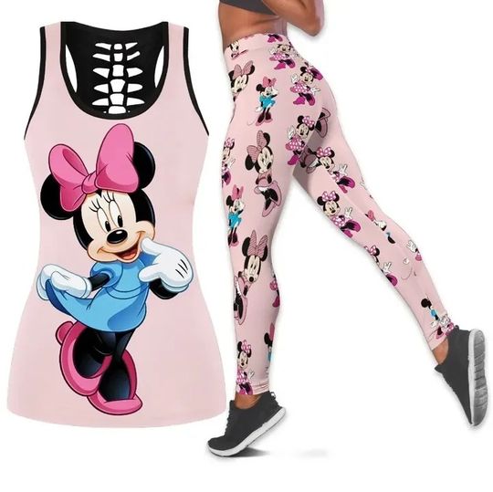Disney Halloween Hollow Tank Top Legging Sets