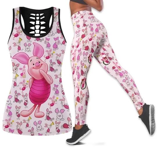 Disney Halloween Hollow Tank Top Legging Sets