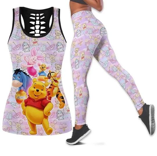 Disney Halloween Hollow Tank Top Legging Sets