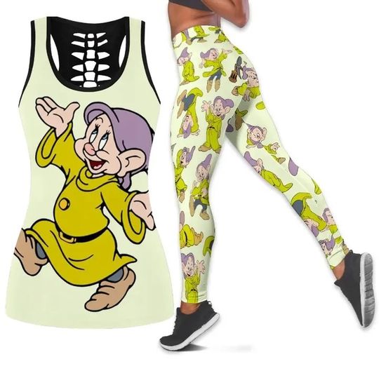 Disney Halloween Hollow Tank Top Legging Sets