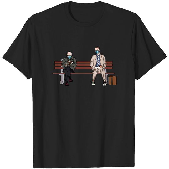 Bernie Sanders and Forrest Gump (color) - Bernie Sanders - T-Shirt
