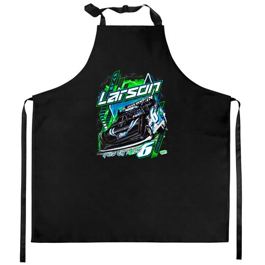 Vintage Kyle Larson Dirt Late Model Kitchen Aprons