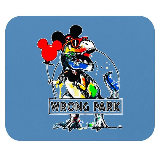 Wrong Park Mouse Pads, Disney Mouse Pad, Matching Family Mouse Pads