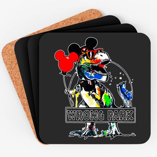 Wrong Park Coasters, Disney Coaster, Matching Family Coasters