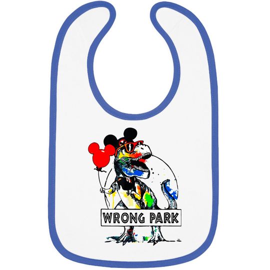 Wrong Park Bibs, Disney Bib, Matching Family Bib