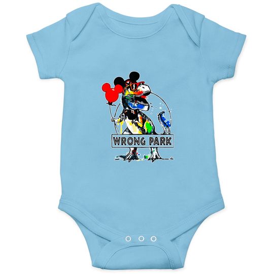Wrong Park Onesies, Disney Onesie, Matching Family Onesie
