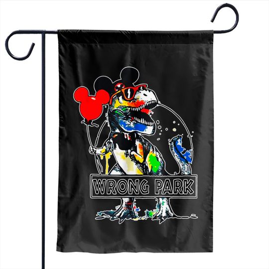 Discover Wrong Park Garden Flags, Disney Garden Flag, Matching Family Garden Flag