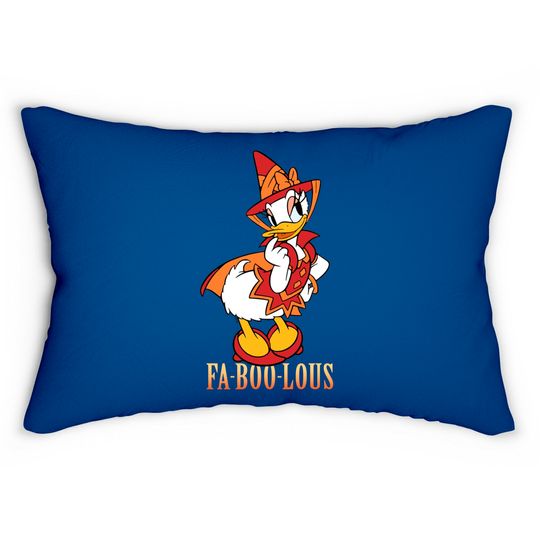 Daisy Disney Halloween Daisy Duck Witch Costume Fa-Boo-Lous Unisex Gift Lumbar Pillows