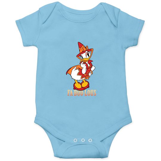 Daisy Disney Halloween Daisy Duck Witch Costume Fa-Boo-Lous Unisex Gift Onesies