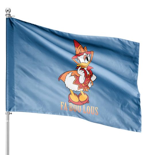 Daisy Disney Halloween Daisy Duck Witch Costume Fa-Boo-Lous Unisex Gift House Flags