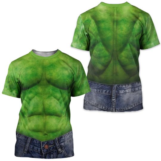 Hulk Shirt, Hulk Costume, Marvel  3d tshirt