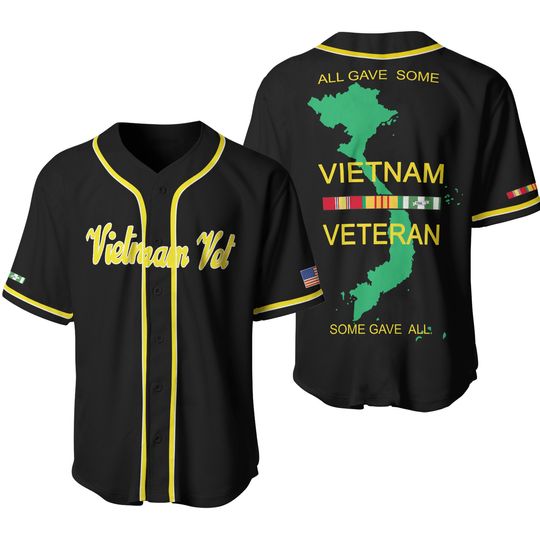 U.S. Vietnam Veteran Baseball Jersey