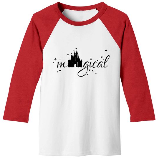 Disney castle Magical Baseball Tees