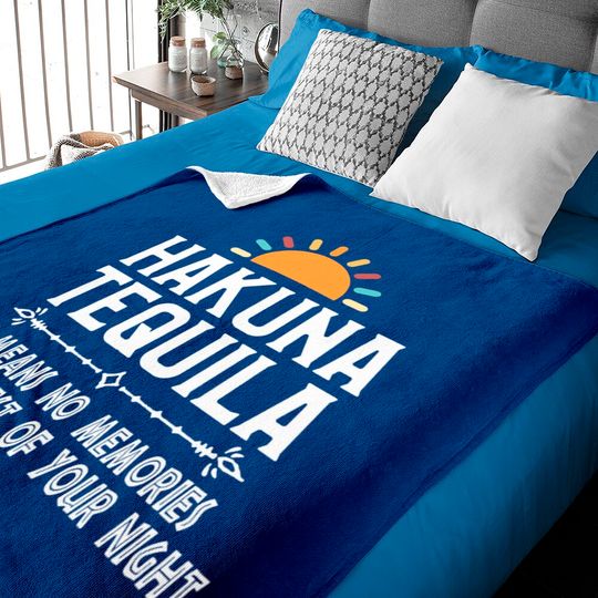 Hakuna Tequila , Disney Baby Blankets, Tequila Baby Blankets, Drinking Around The World Baby Blankets, Epcot Baby Blankets, Bachlorette Party Baby Blankets