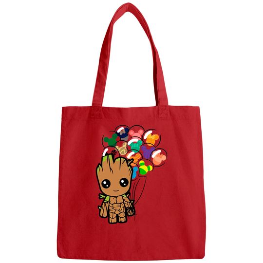 Disney BABY GROOT Bags, Disney Groot With Mickey Balloon Bags