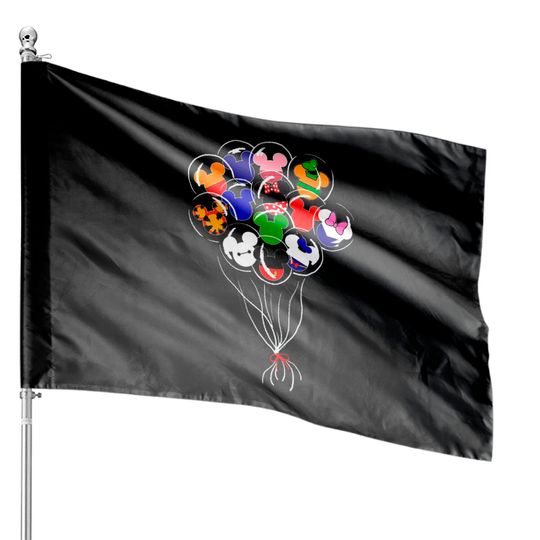 Discover Disney Balloon House Flags, Mickey Balloon House Flags