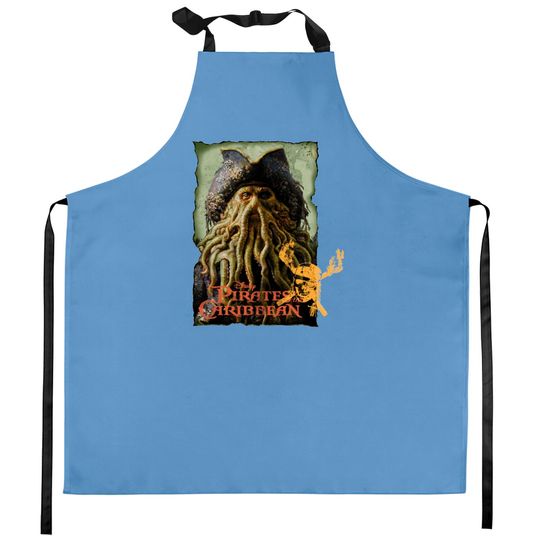 Pirate Davy Jones with Skull Disney Kitchen Aprons