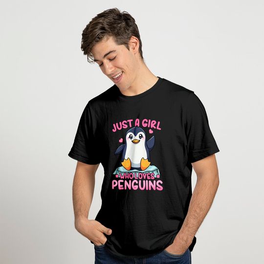 Penguin Just a Girl Who Loves Penguins T Shirt