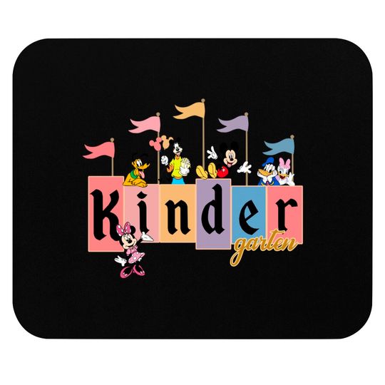 Disney Back To School Mouse Pads, Disney Kindergarten Mouse Pads, Disney Grad Mouse Pads