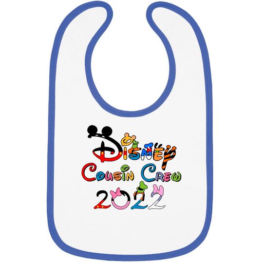Matching Disney Cousin Bibs, Disney Vacation Bibs, Disney Cousin Crew, Disney family Bibs, Family Vacation 2022 Bibs