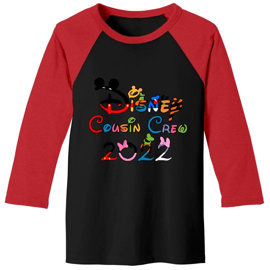 Matching Disney Cousin Baseball Tees, Disney Vacation Baseball Tees, Disney Cousin Crew, Disney family Baseball Tees, Family Vacation 2022 Baseball Tees
