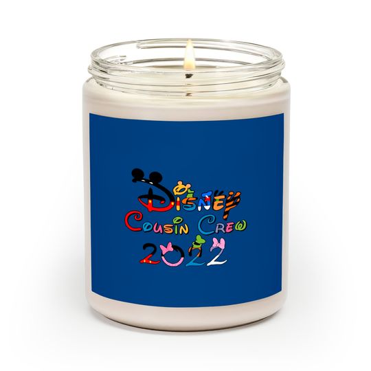 Matching Disney Cousin Scented Candles, Disney Vacation Scented Candles, Disney Cousin Crew, Disney family Scented Candles, Family Vacation 2022 Scented Candles