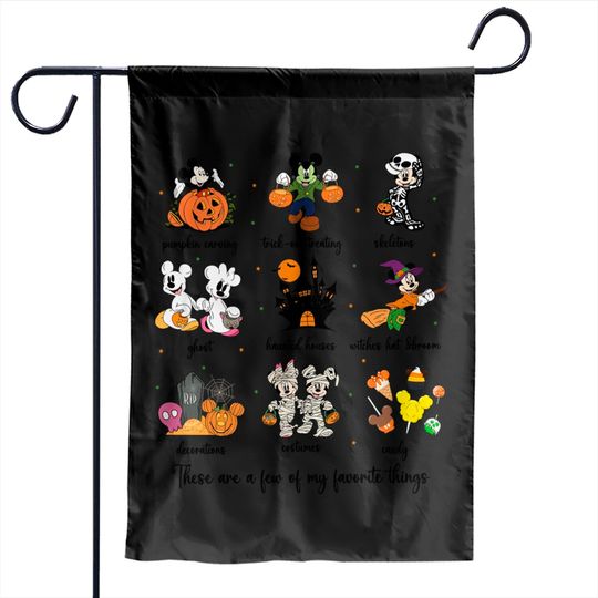 Disney Halloween Garden Flags