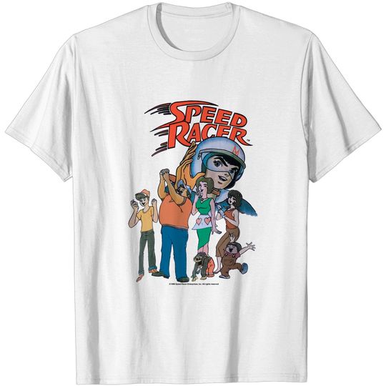 Vintage 90s SPEED RACER tee movie cartoons anime