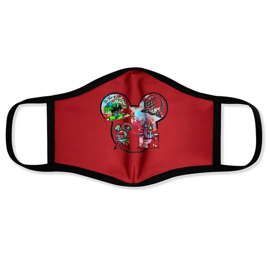 Disney Watercolor Face Masks, Disney Animal Kingdom Face Masks, Disney Epcot Face Masks, Disney Castle Face Masks, Hollywood Studios Face Masks, Disneyland Face Masks