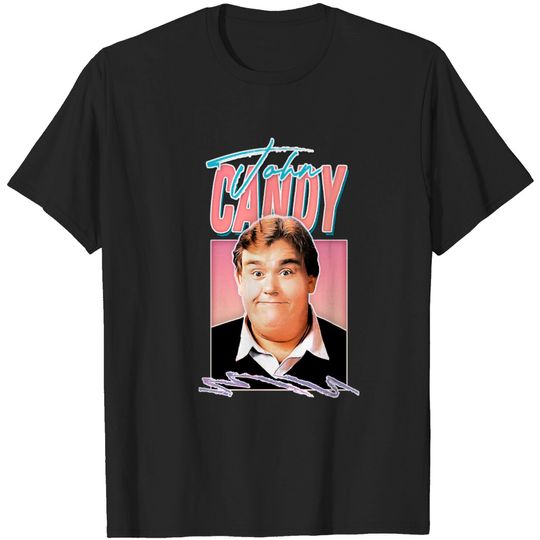 John Candy / 80s Style Retro Fan Art - John Candy - T-Shirt