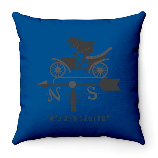 Mr. Toad's Weather Vane - Disneyland - Throw Pillows