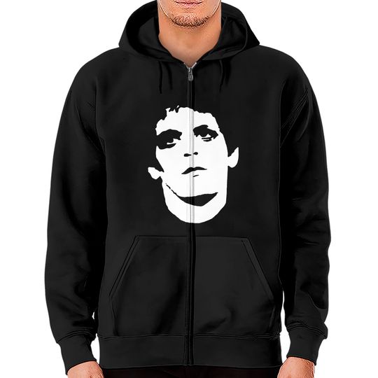 Lou Reed Zip Hoodies