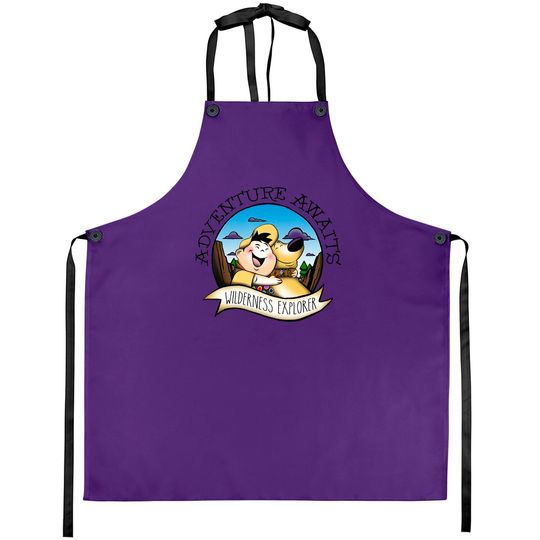 Disney Up Russell Dug Vintage Hug Aprons, Disney Characters Aprons, Matching Aprons, Disney World Aprons, Disneyland Aprons
