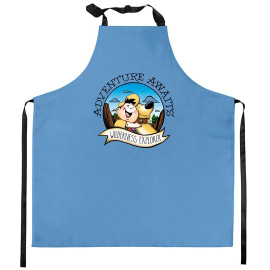 Disney Up Russell Dug Vintage Hug Kitchen Aprons, Disney Characters Kitchen Aprons, Matching Kitchen Aprons, Disney World Kitchen Aprons, Disneyland Kitchen Aprons