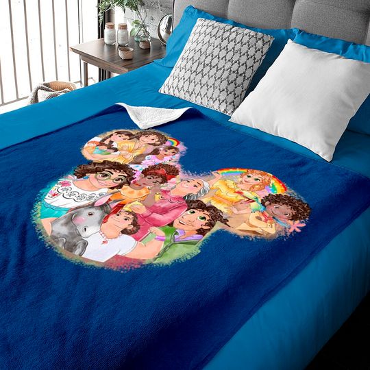 Disney Encanto Watercolor Baby Blankets