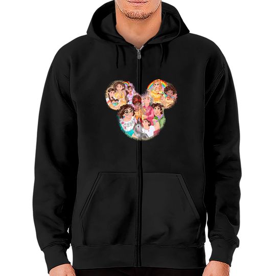 Disney Encanto Watercolor Zip Hoodies