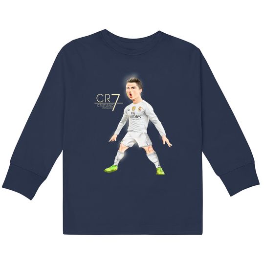 CR7 - Cristiano Ronaldo - Kids Long Sleeve T-Shirts
