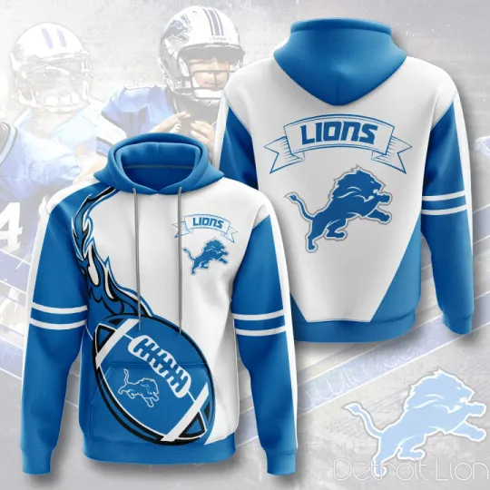 Detroit Lions 3D Hoodie, Detroit Football Team Shirt