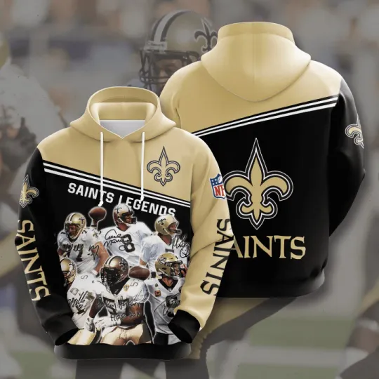 New Orleans Saints 3D Hoodie