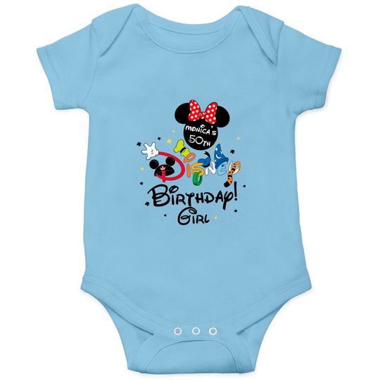 Discover Personalized Disney Birthday Disney Trip Family Vacation Onesies