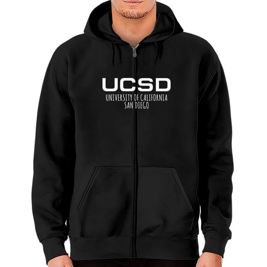 UCSD - University of California San Diego (White) - Ucsd - Zip Hoodies