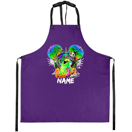 Disney Oogie Boogie Bash 2022 Aprons, Disney Halloween party Aprons