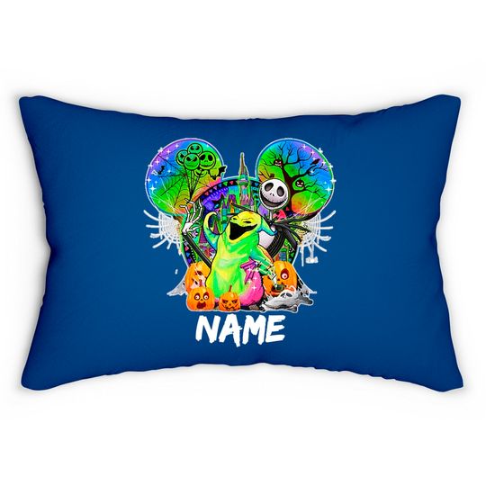 Disney Oogie Boogie Bash 2022 Lumbar Pillows, Disney Halloween party Lumbar Pillows