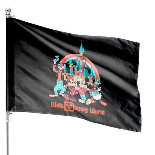 WDW 50th Anniversary, WDW Disney 50 Magical Years House Flags