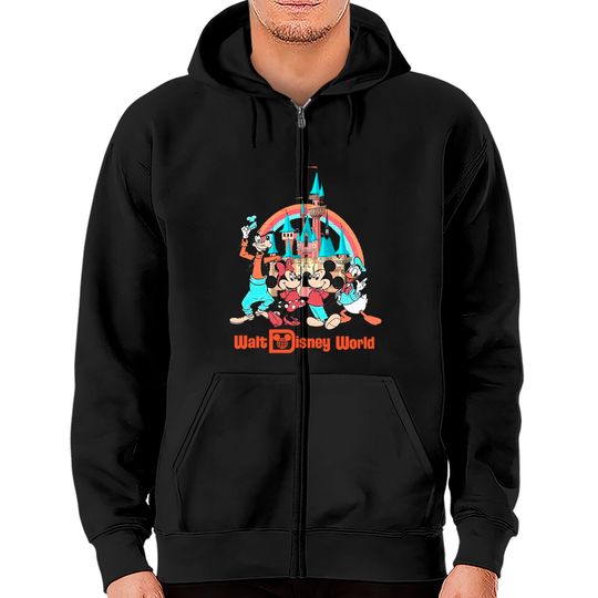 WDW 50th Anniversary, WDW Disney 50 Magical Years Zip Hoodies