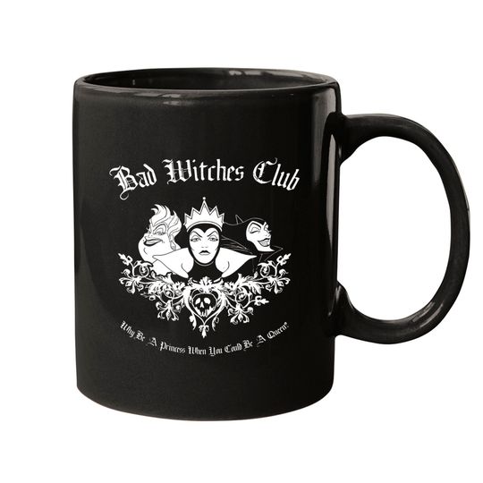 Discover Disney Villains Bad Witches Club Group Shot Graphic Lover Unisex Adult Mugs